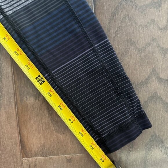 Lululemon Striped Full Length Leggings Size 4 - Picture 8 of 16